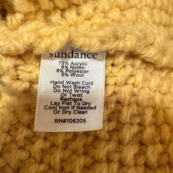 Sundance Yellow Icelandic Style Cardigan Duster - Picture 5 of 5